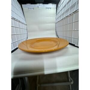 Pottery Barn "SAUSALITO" 12" Plate Yellow‎